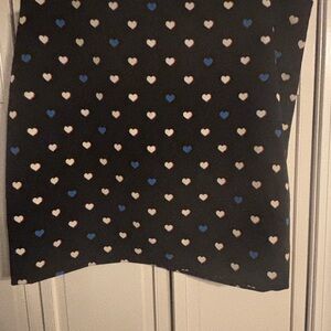 Dorothy Perkins Black Mini Skirt with Heart Design